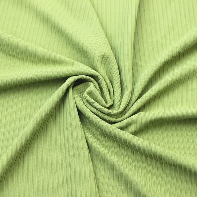 Nylon Spandex Rib Knit Fabric